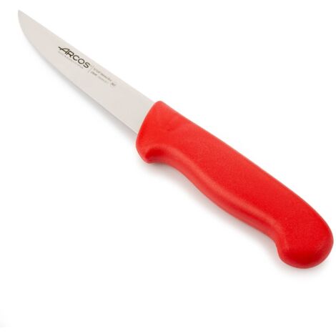 Couteau à désosser Arcos Couleur - Prof 294422 en acier inoxydable Nitrum et mango polypropylène rouge ergonomique avec lame de 13 cm, vitrine. (1/5)