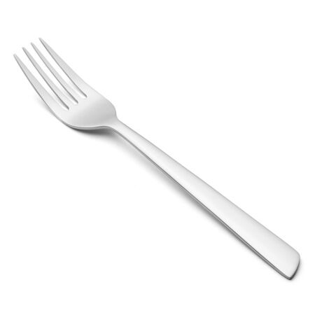 Fourchette à dessert Arcos Tuscany 570800 monobloc monobloc monobloc en acier inoxydable 18/10, épaisseur 2,5 mm et feuille de 18 cm en boîte.