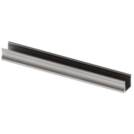 Slimline 15 mm - profilé en aluminium pour bandes LED - aluminium anodisé - gris argenté - 2 m (1/3)