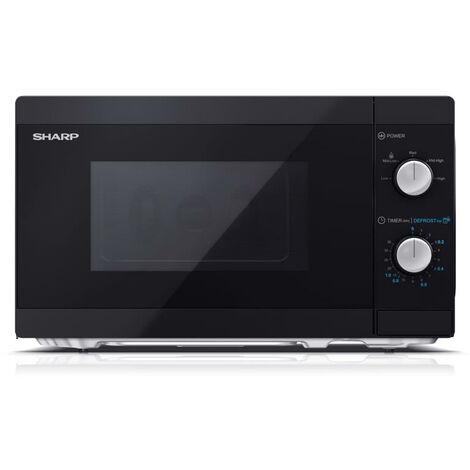 Sharp YC-MS01E-B micro-ondes noir 20 litres 800 Watts (1/4)