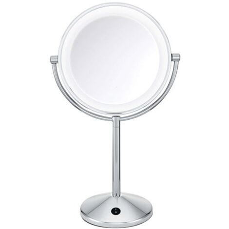 miroir de maquillage chromé à led x 10 9436e baybliss (1/5)