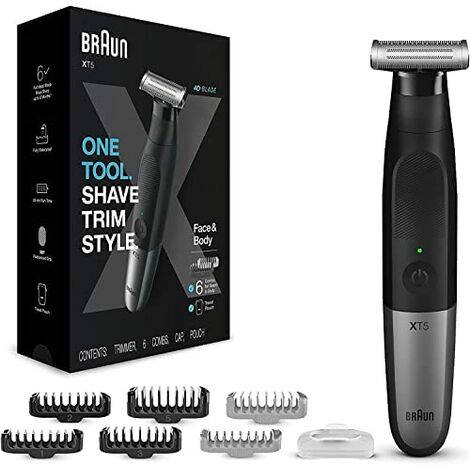 Braun Series XT5 Beard Trimmer, Electric Shaver, Men's Shaver, Men's Grooming Kit, Hair, Nose and Ear Trimmer, Long Lasting Foil - Original Men's Gifts (1/5)