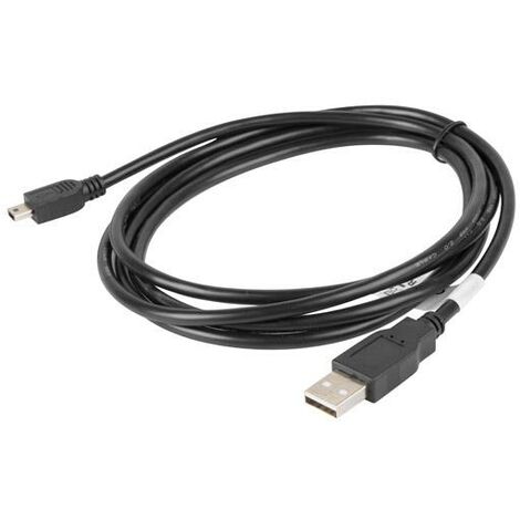LANBERG CABLE USB 2.0 MALE/MINI USB MALE 1.8M NOIR (1/5)