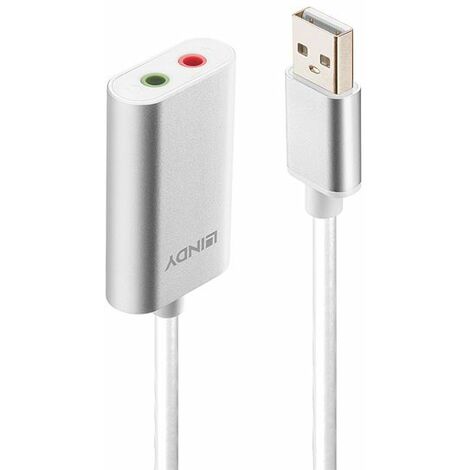 Lindy 42926 convertisseur audio Argent, Blanc (1/4)