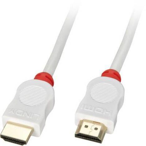LINDY 41411 Câble HDMI de 1m Blanc (1/2)