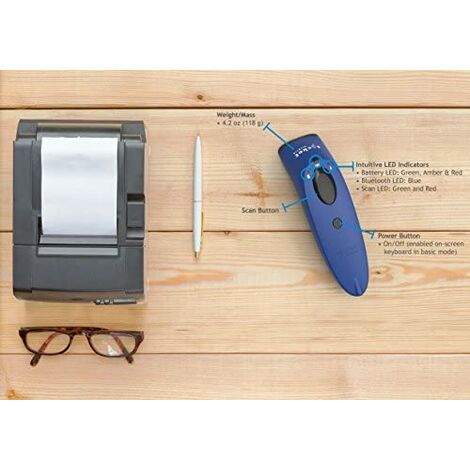 Code Reader Sockets Socket Mobile SocketScan S740 1D/2D LED Blue Handheld bar code reader ...