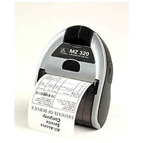 Zebra Ruban d'impression Z-Perform 1000D - Ruban d'impression matriciel  (MZ320, Transfert thermique, Blanc, 14.6