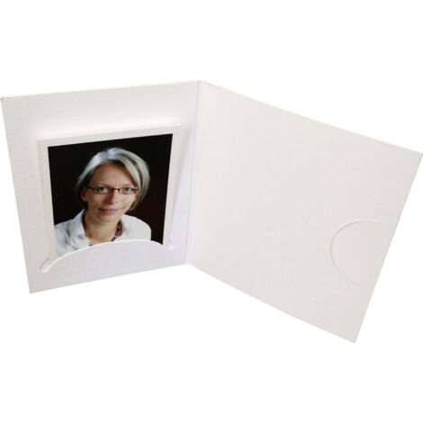 1x100 Daiber Chemises identité Opti-Line blanc jusque 5x7 cm (15011) (1/3)