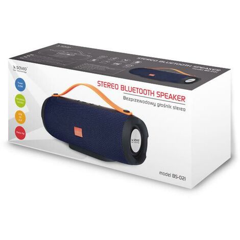 Savio BS-021 Haut-parleur portable 10 W Stereo Portable Speaker Blue (1/3)