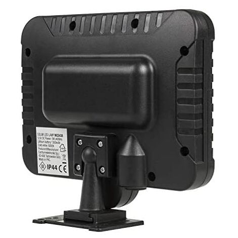 Maclean MCE438 LED Motion Sensor Spotlight Wall Light Solar IP44 5W 400 Lumens 6000K SolarWhite Cool (1 x Unité)