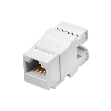 AVIZIO Alantec MKN-U5-1 - RJ45 - Blanc - Femelle - Droit - Synthétique ABS - Melamine - 22/24, Multicolor, Standard, Porta snack 3D Strong (1/4)