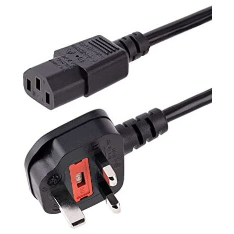 Startechcom BS13U 1 m câble d'alimentation noir (1/5)