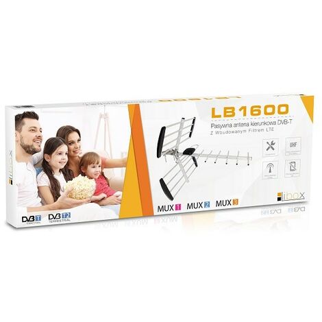 Libox antenne kierunkowa 16-el. pasywna dvb-t z filtrem lte lb1600 outdoor  tv antenna 18