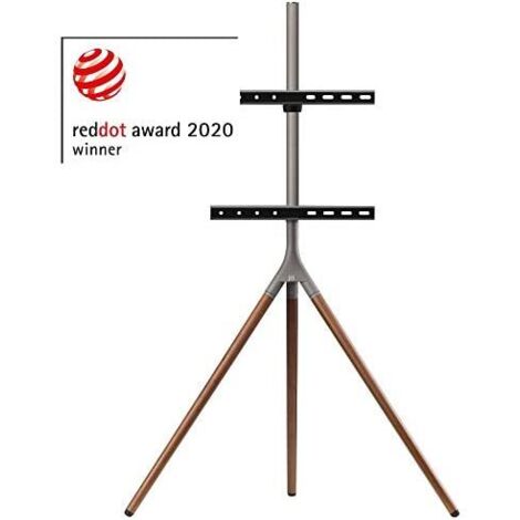 Support TV universal type trépied One For All - Tailles d'écran 32-65"- TV LCD/LED/Plasma/OLED/QLED - Orientable à 360° et réglable en hauteur - VESA 400x400 - Design élégant - WM7471 (1/5)