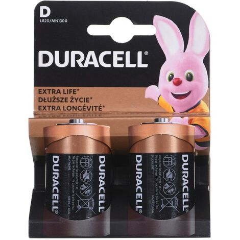 Duracell mn1300 pile à usage unique d alcaline (1/2)