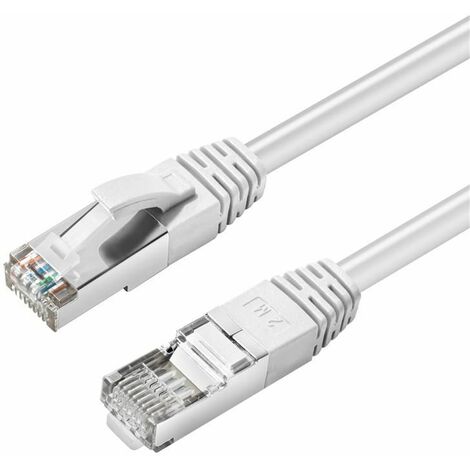 Cordon RJ45 Cat.6 F/UTP - 2M - Blanc