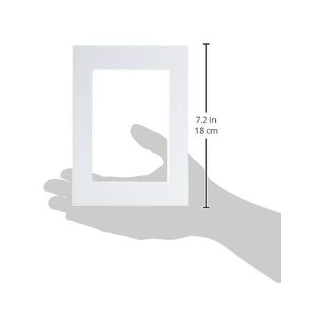 10 x Passe-Partout Blanc pour Photos 21 x 30 cm / A4 (13 x 18 cm) :  : Cuisine et Maison