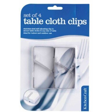 Lot de 4 pinces pour nappe - Arts de la table & cuisine - Chasse ma