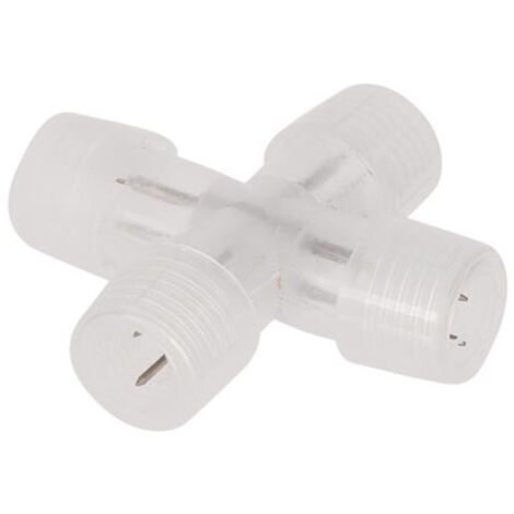 Connecteur en forme de X pour tuyaux lumineux et tuyaux lumineux avec LED - 1 pc. (1/3)