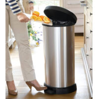 Curver Deco Bins 3253922150002 Around Black, Silver