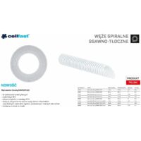 C.wąż ssawno-tłoczny do pomp 19mm x 25mb bezbarwny energo-flex na stojak