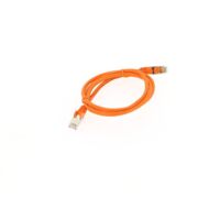 CAT 5e Câble Patch, F/UTP, orange, 1 m, conducteur en aluminium plaqué cuivre (CCA). Longueur de câble 1 m