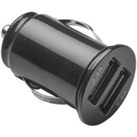 Chargeur/adaptateur de voiture USB deux prises 2,4 ampères. 5V