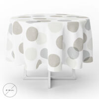 Mantel hule rond Ø 140 cm – Imperméable et antidérapant – Protection contre éclaboussures et rayures – Pour intérieur et extérieur – Oryx