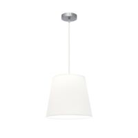 Lampe pendante Maldivas 1xe27 Chrome/blanc Reg.35d de FABRILAMP.