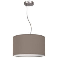 Pendentif nicole marron taupe 1xe27 (regx30d)