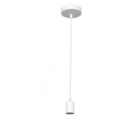 Pendentif arm.face 1xe27 white regx10x10 cm
