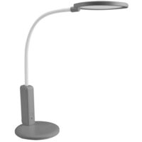 verne 7w 5000k grey/white 590lm wireless touch dimmable desk lamp orient 33x14x14 cm