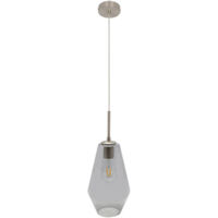 FABRILAMP Pinap Pendant 1xe27 Nickel/Smoke Regx17x17 Cm