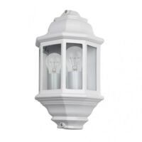 FAB 149962001 Shaula 2xe27 Applique Extérieur Aluminium Ip44 Blanc 38.5x22x12.5 Cm