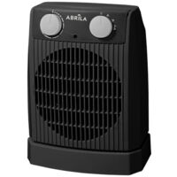 nairobi 2000w electric fan heater 2000w grey/black oscillant 2powers 3 functions anti-tip safety 26,4x20x12,9cm