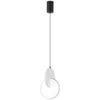 Carlota 1l Noir/Blanc 17w 6500k 2380lm lampe suspendue deceiling lamp