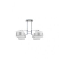 4DH Bremen Lampe Chrome/Blanc-Argent 4xE14 (4075x60x60cm)