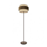 FABRILAMP Floor De Salon Reyes 1xe27 Brun/naturel 160x40x40cm