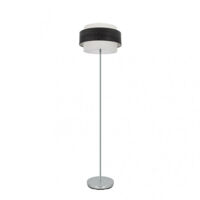FABRILAMP Floor of Living in Black Wood colour model Myriam