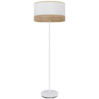 FABRILAMP Olga 1xe27 White/white-white-mad.clara 162x40x40 Cm Living Room Floor