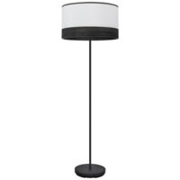FABRILAMP Olga 1xe27 Black/white-black-mad.black 162x40x40 Cm Living Room Floor