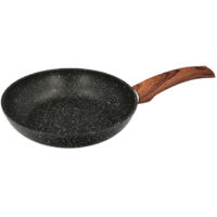 Sarten Aluminio Forjado Antiadherente Acabado Piedra Ø 20 x 4,5 cm. Mango Engomado