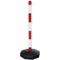 Poteau pour chaîne plastique 90 cm Avec base