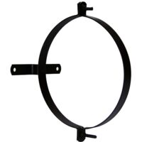 Collier de serrage pour tuyau de poêle vitrifié avec support 200 mm. (2 unités)