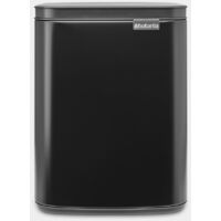 Brabantia Bo Waste Bin 7 L Rectangular Steel Black (poubelle 7 L rectangulaire en acier)