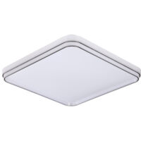 Plafonnier LED 144 W 11 520 lm 3 000-6 000 K 50 cm Blanc/Noir Dimmable Série Laguna