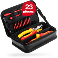 Wiha Jeu d'outils d'installation de borne de recharge 23 pièces, trousse fonctionnelle comprise (45289)