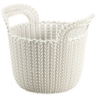 Curver 3253923971002 box de storage Basket de storage Around Garments de knit White