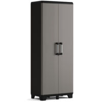 Keter – Armoire de jardin haute 173cm – Largeur 68cm – Profondeur 39cm – Plastique résistant aux intempéries – 4 étagères ajustables