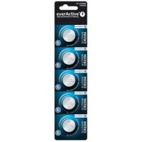 everActive CR2354 - Piles de piles bouton de Lithium de 3 V, plus Pile puissante, 10 ans de de vie, 5 pièces - 1 emballage blister